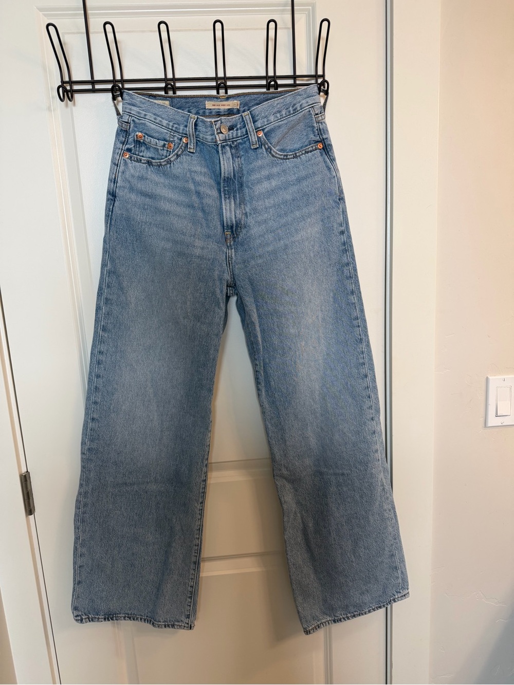 Levi's Light Wash Wide Leg Jeans